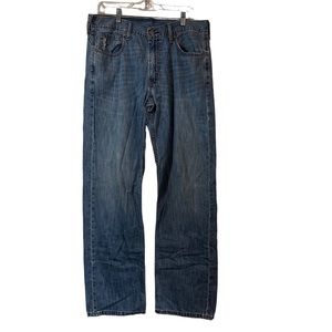 LEVI’S 569 Straight Leg Jeans 32X34 Light Wash 
Good Used Condition See Photos